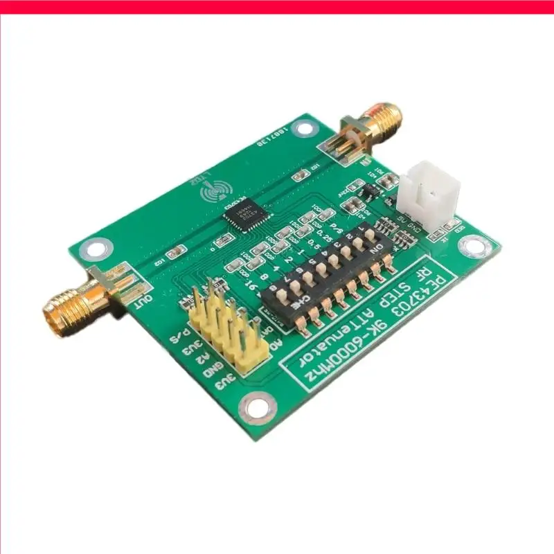 96GD PE43703 Kontrol Numerik Modul Attenuator RF untuk 5V Paralel/Serial Langsung Modul Attenuator 9KHz-6GHz