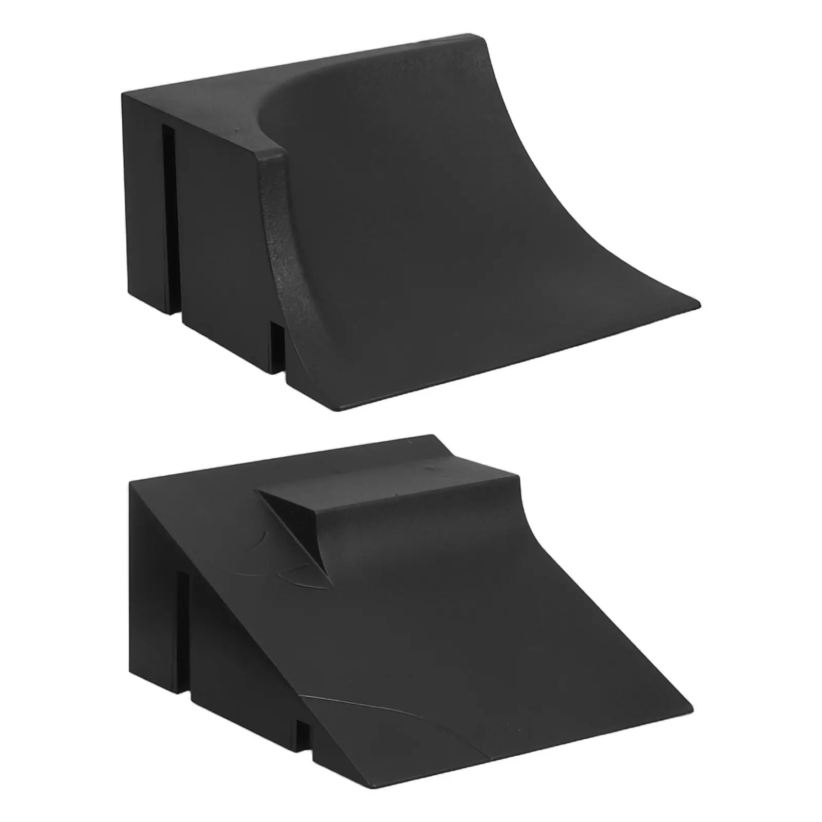 2Pcs Finger Skateboard Ramp Obstacle Set Mini Plastic Skatepark Scene Fingerboarding Accessories Interactive Training Props