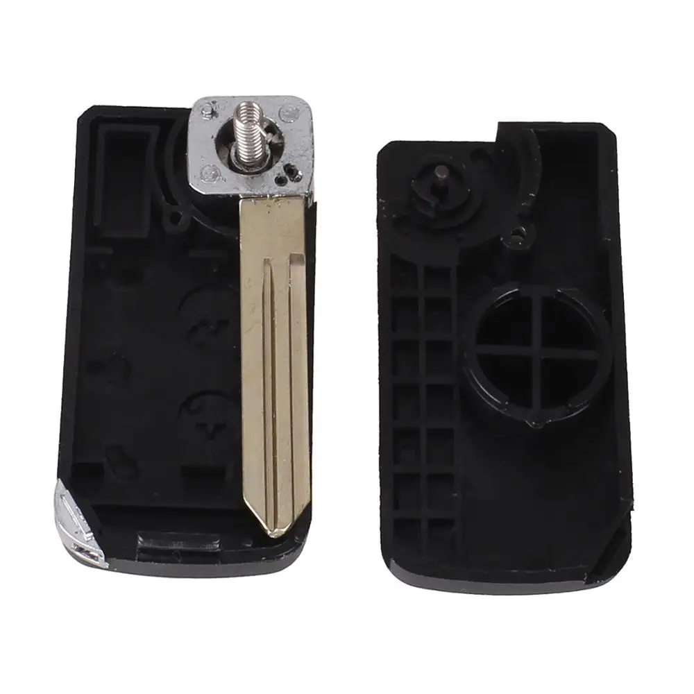 KEYYOU Modified Folding Flip Remote car Key Shell 2 Buttons Keyless Entry Case For For Subaru Outback Legacy
