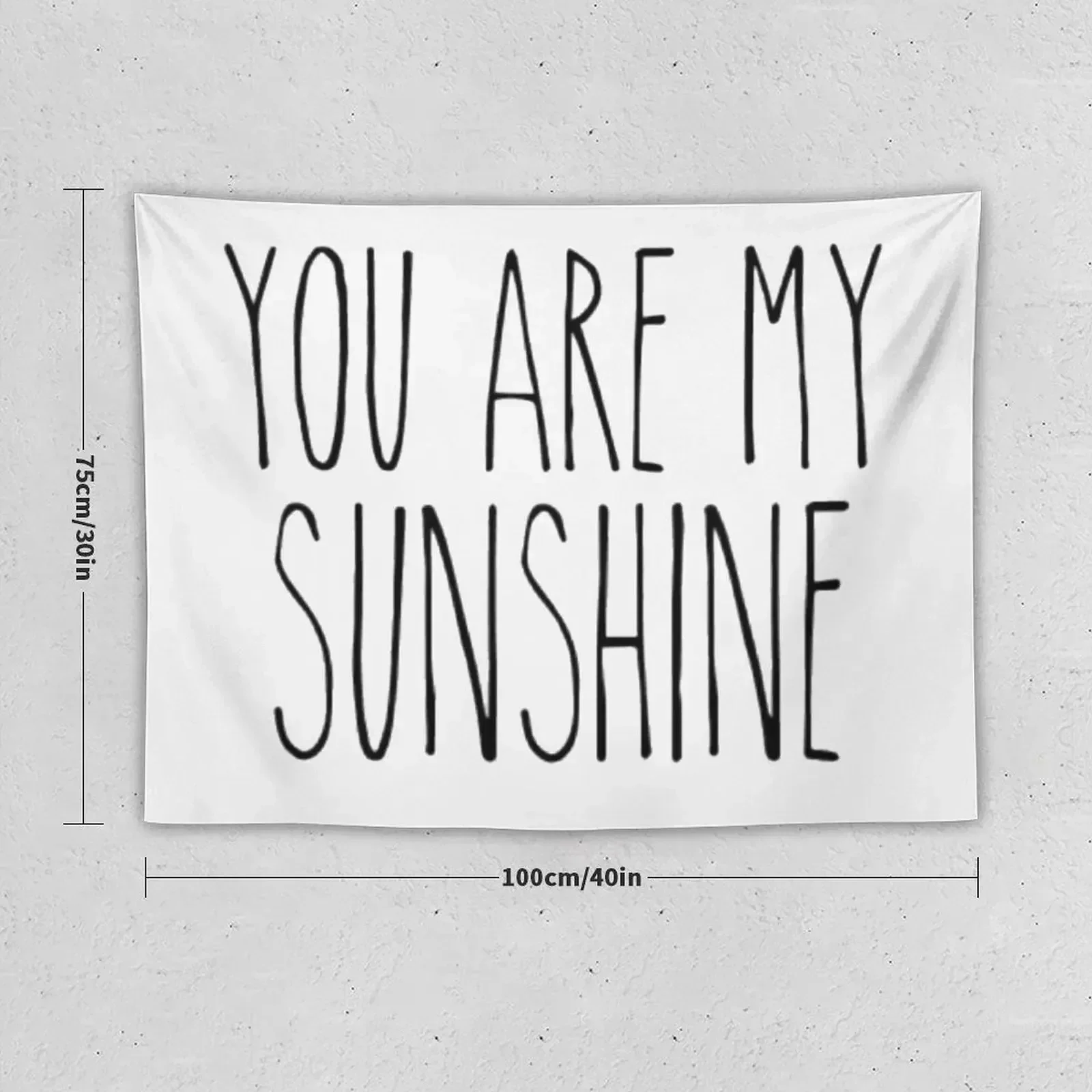 You Are My Sunshine Typography Tapestry Decoration For Rooms Room Aesthetic Decor Outdoor Decoration Tapestry