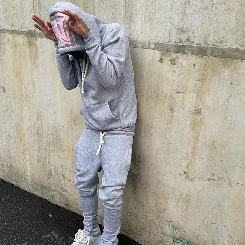 Vêtements de mode britannique pour hommes et femmes, style de rue, Jogging, sweat à capuche en coton, pantalon, Streetwear, manteau, jeune Hip Hop, hauts pull, pantalons