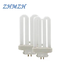 ZHMZH Four Needles Fluorescent Light Tubes Square Pins Eye-Protection Lamp-Tube 6500K Energy Saving Lamp 15W 27W G10q