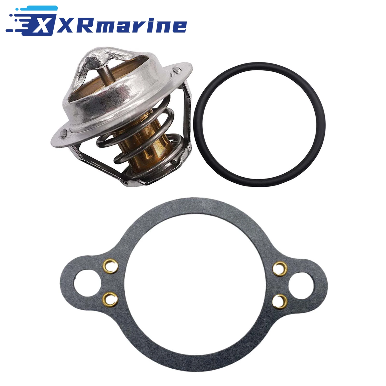 3587597 Thermostat Kit 150 Degree for Volvo Penta 4.3L 5.0L 5.7L Engines  3852111 3852071 18-3615