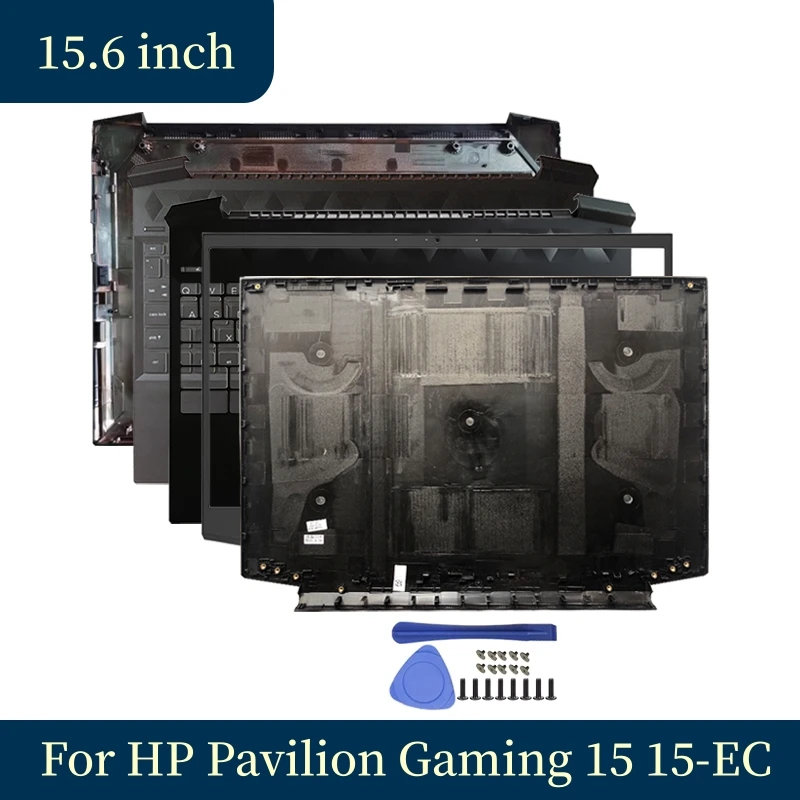 

Notebook Screen LCD Back Cover/Front Bezel/Palmrest/Bottom Case Laptop Accessories For HP Pavilion Gaming 15 15-EC 15-EC0013DX