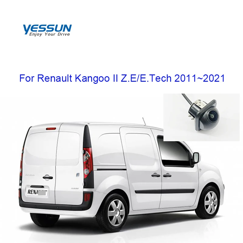 

Камера заднего вида для Renault Kangoo II Z.E kangoo 2/E.Tech electric 2011 ~ 2021, комплект камеры заднего вида с функцией ночного видения для фургона Kangoo