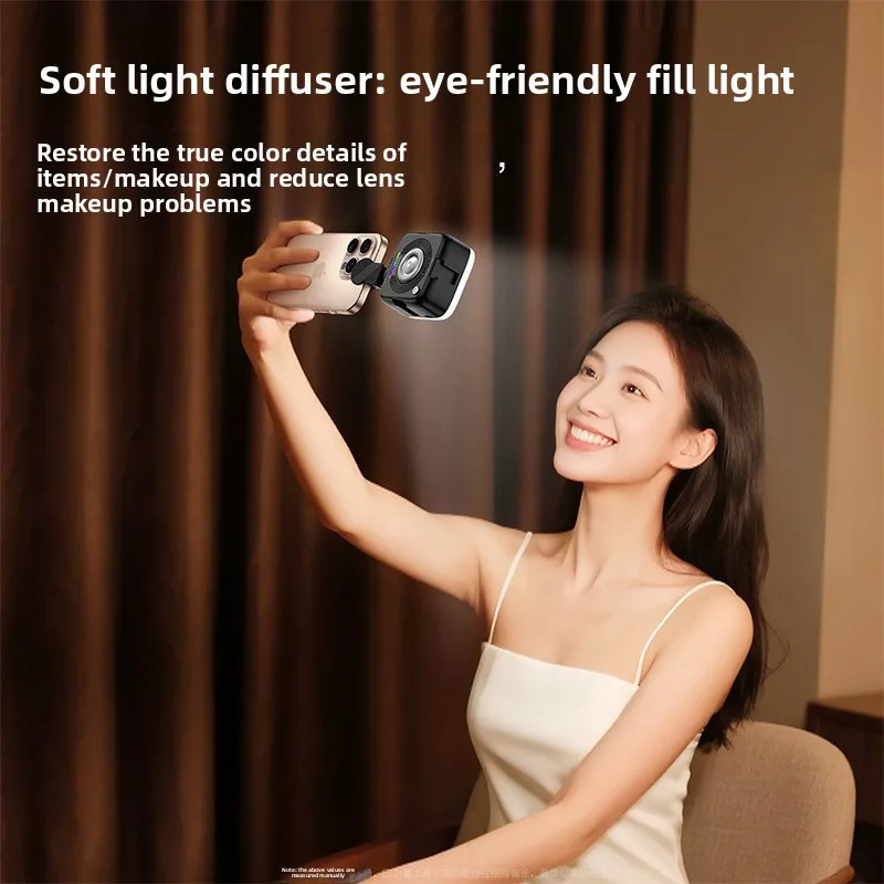 Lampu Atmosfer Saku M22 RGB (Baru) - Ringkas untuk Ponsel/Kamera Mirrorless, Sempurna untuk Siaran Langsung, Pencahayaan Foto & Video