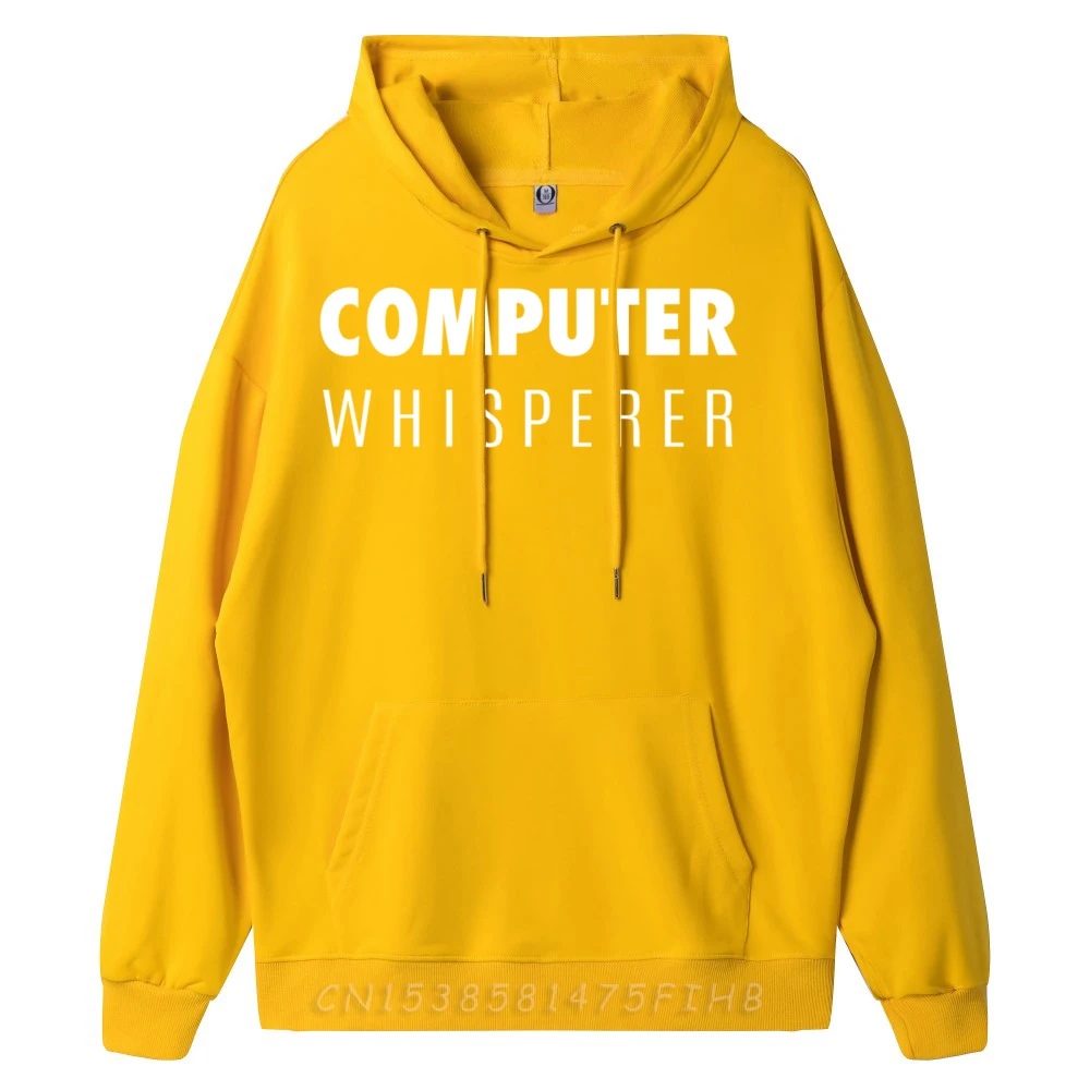 Gift for Computer Tech + Programmer THE COMPUTER WHISPERER Mens Designer Hoodies Meme Sweater Camisetas Hombre HOLIDAYS