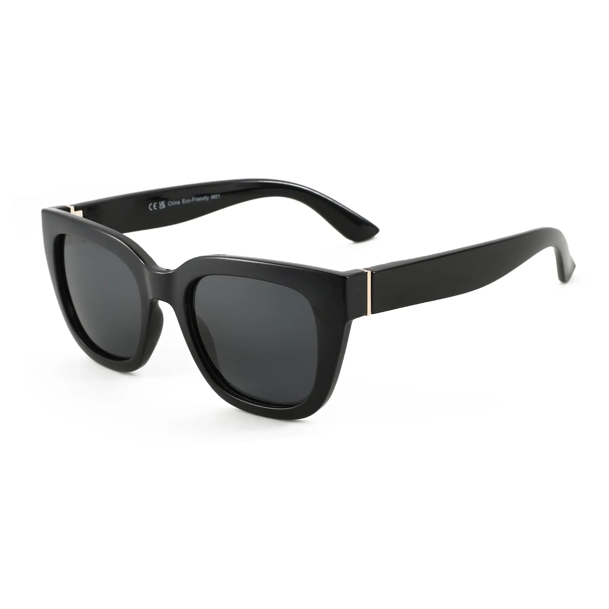 

BLUEMOKY Retro Polarized Hexagon Sunglasses for Women Classic Vintage Square Sun Glasses Acetate Shades UV400 Protection