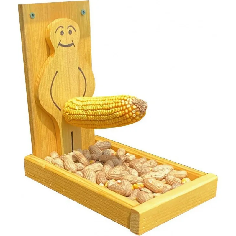 Новинка 2024, гордый мужской телефон, наружный сад, деревянная маленькая белка, дикая птица, фидер, морская свинья, Кормушка Для белки