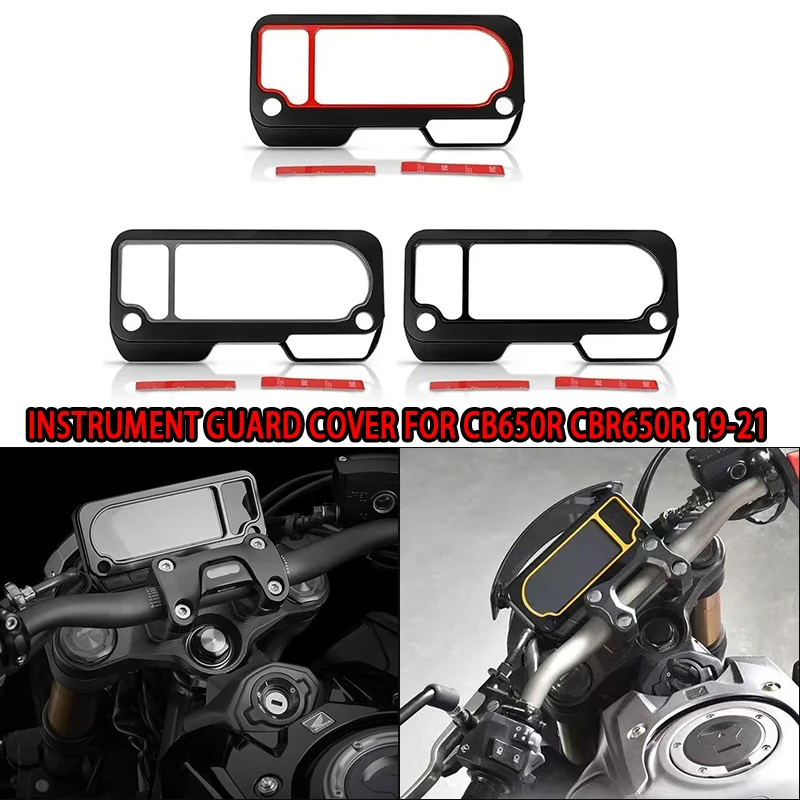 

For Honda CB650R CBR650R CB650 CBR650 R 2019 2020 2021 Motorcycle Accessories CNC Frame Screen Instrument Meter Case Guard Cover