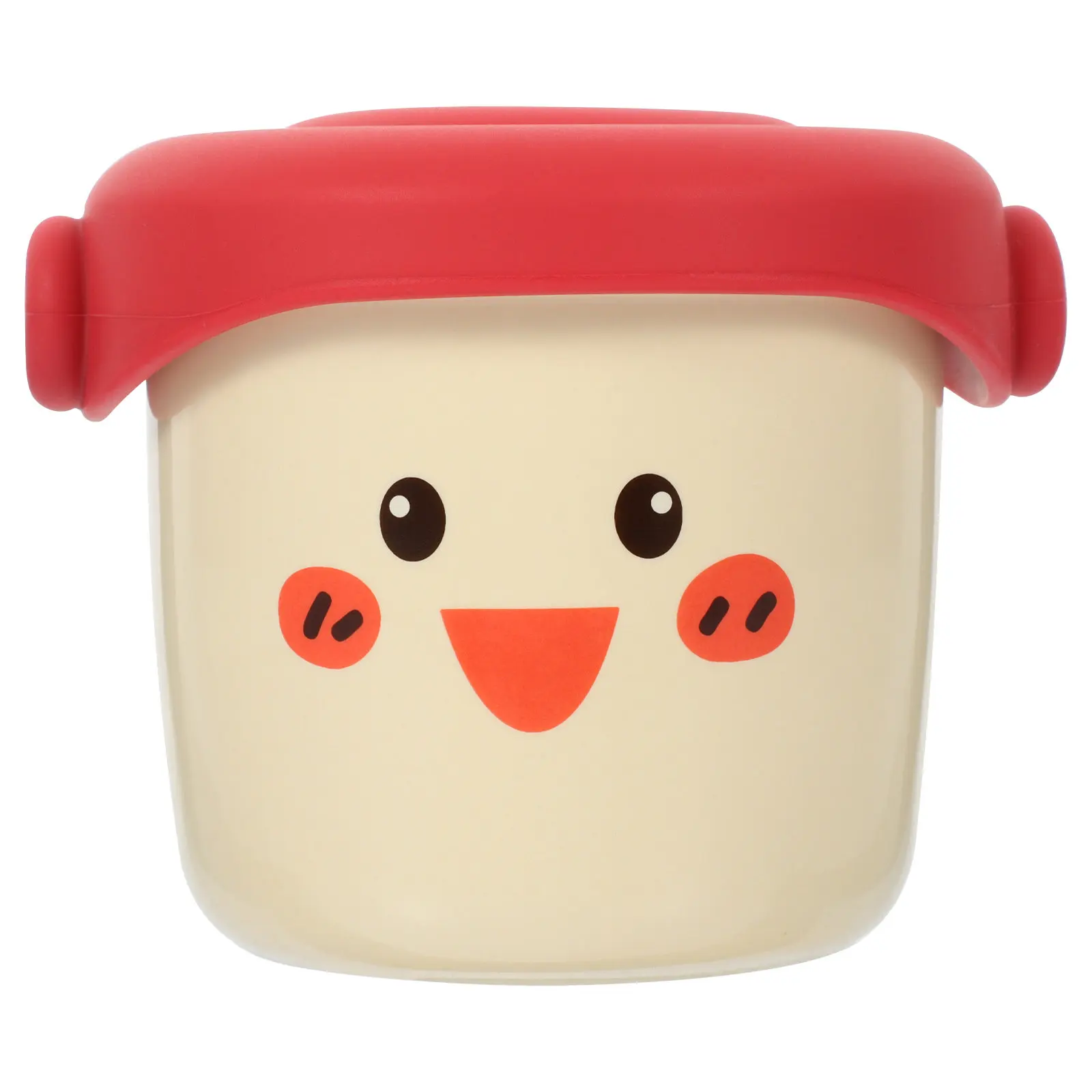 

Детская керамическая миска для еды с крышкой, с мультяшным дизайном, для микроволновой печи и посудомоечной машины, контейнер для приготовления яиц на пару, супов и риса для детей и домашнего использования