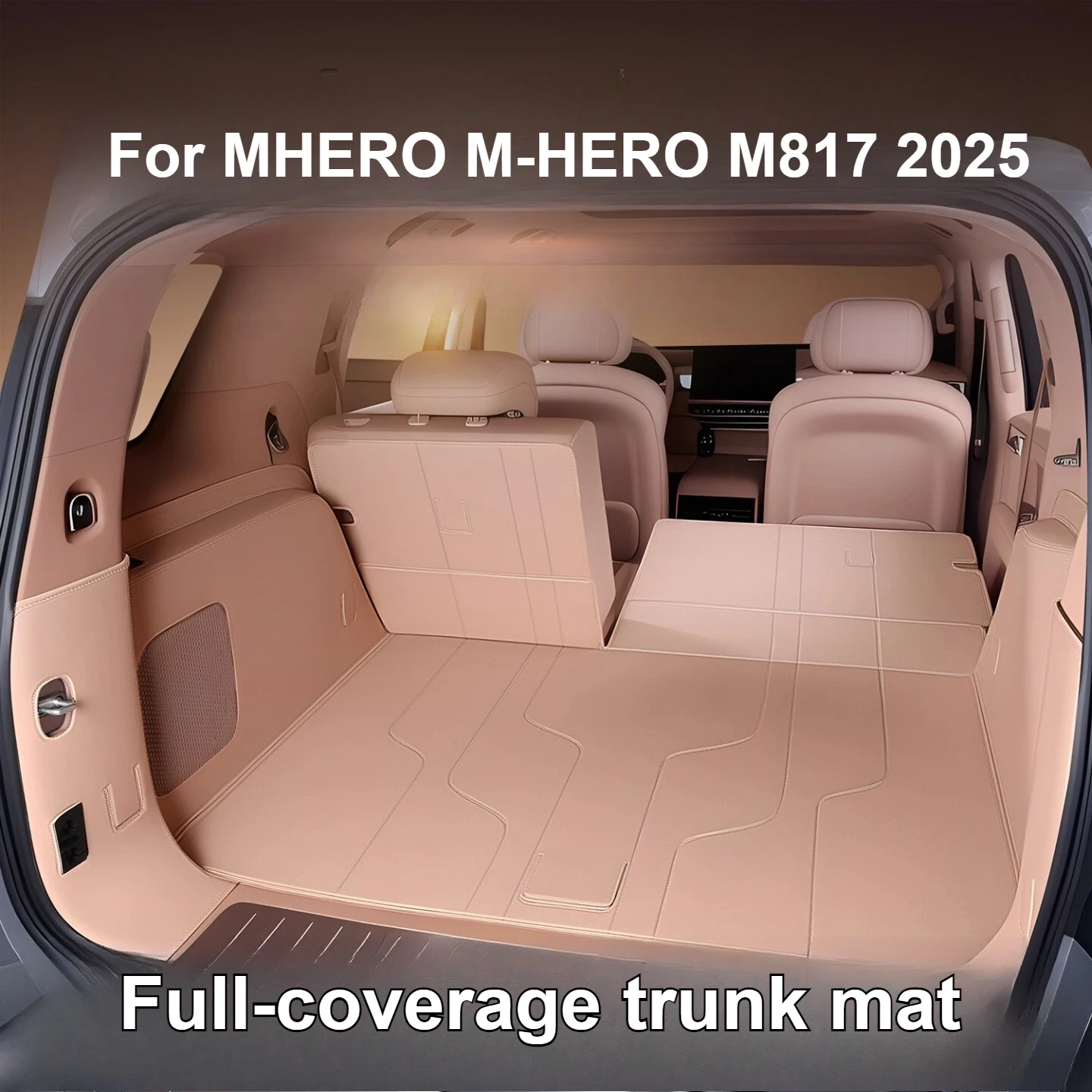 

For MHERO M-HERO M817 2025 Trunk Mat Car Anti-Dirt Mat Full Surround Trunk Mat Upgrade Accessories