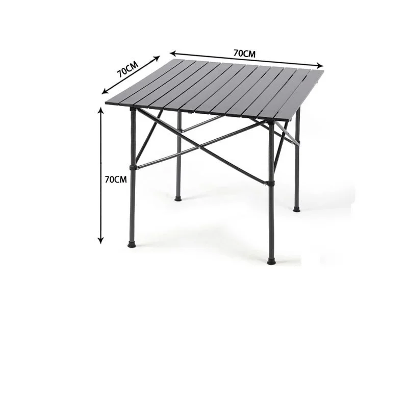 

Portable Aluminium Mesa Metal Foldable Table Outdoor Picnic Camping Furniture Folding Tables