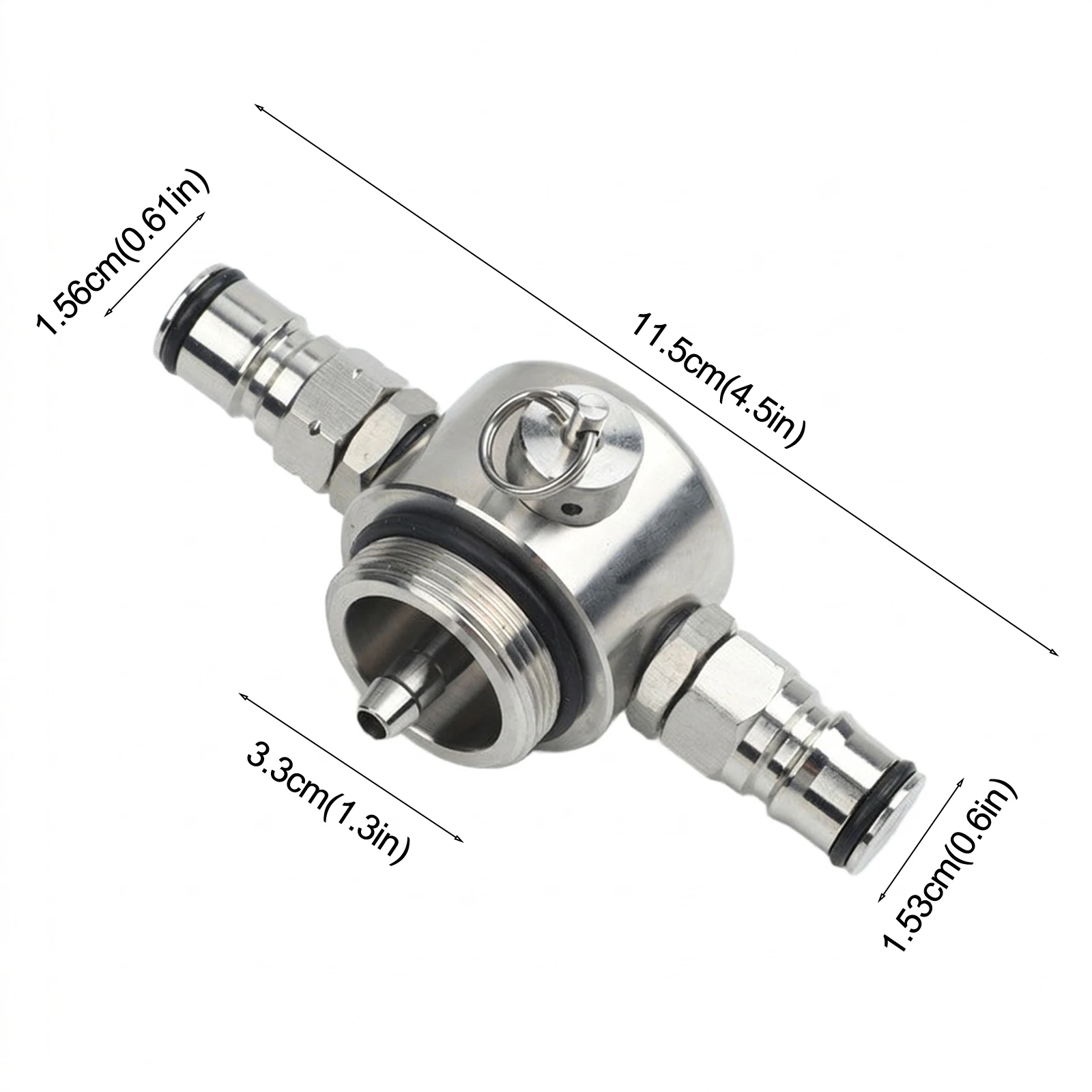 For Home Bar Tapping Slim Dual-Ball Lock Leak-proof Beer Dispenser High-strength Stainless Steel For Standard Commercial Kegs
