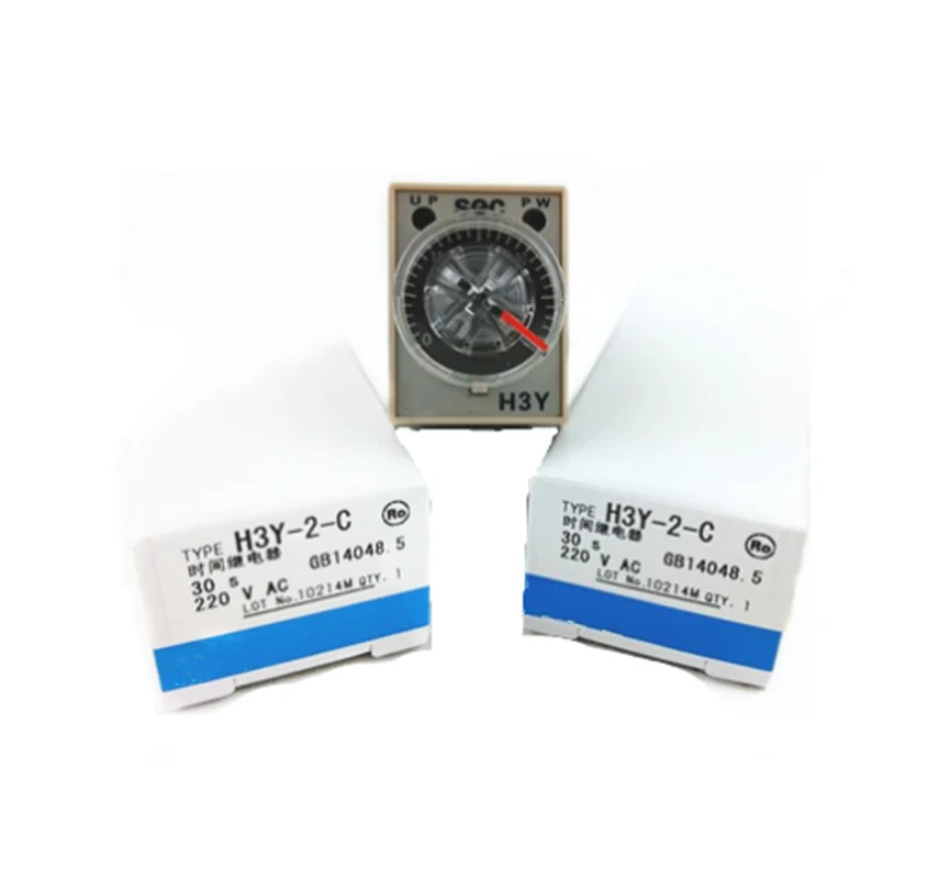 Brand New Original Time Relay H3Y-2-C 30 Seconds AC220V