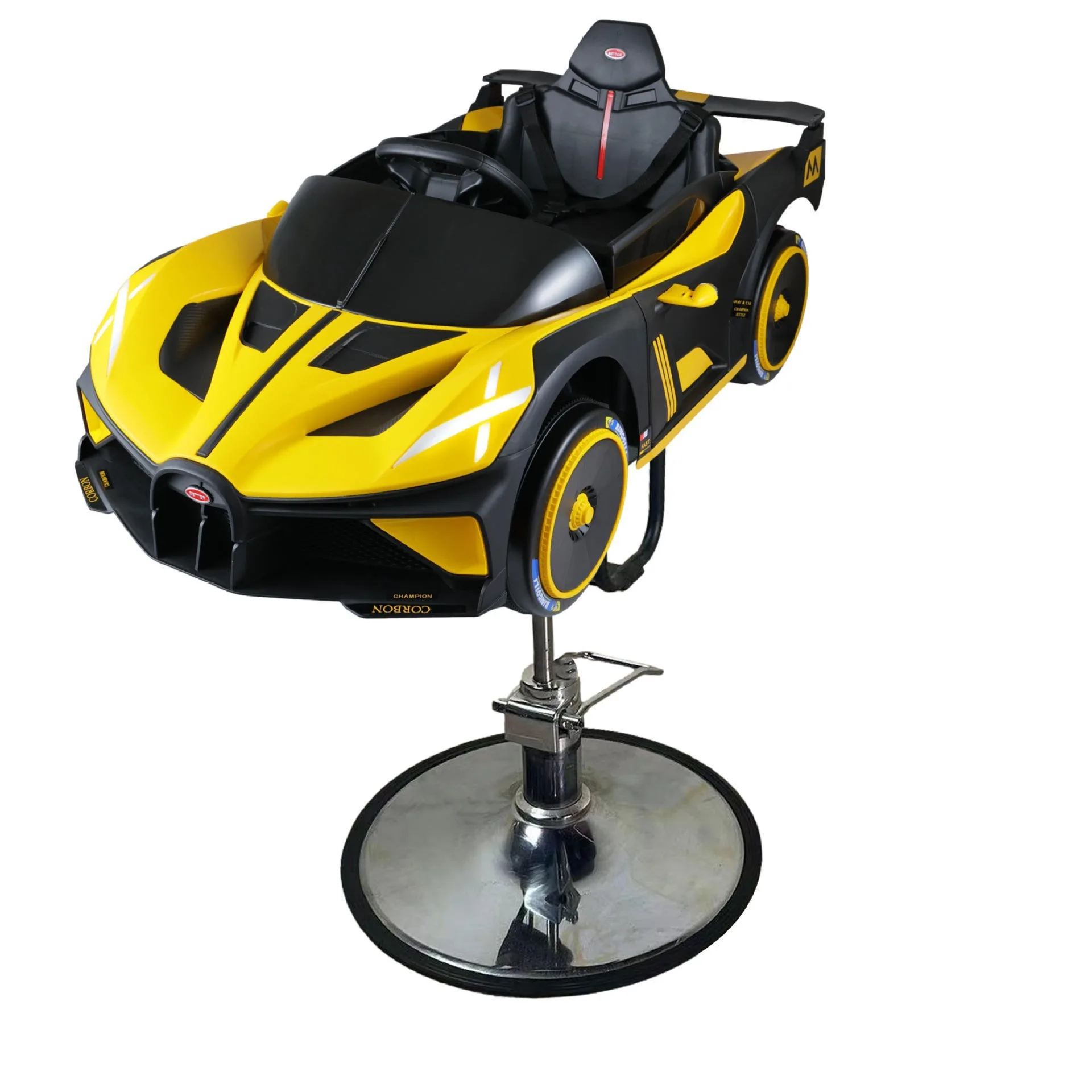 Wholesale High Quality Salon Cutting Equipment Cartoon Car for Kid Hair Beauty Salon Baby Chair for Barbershop