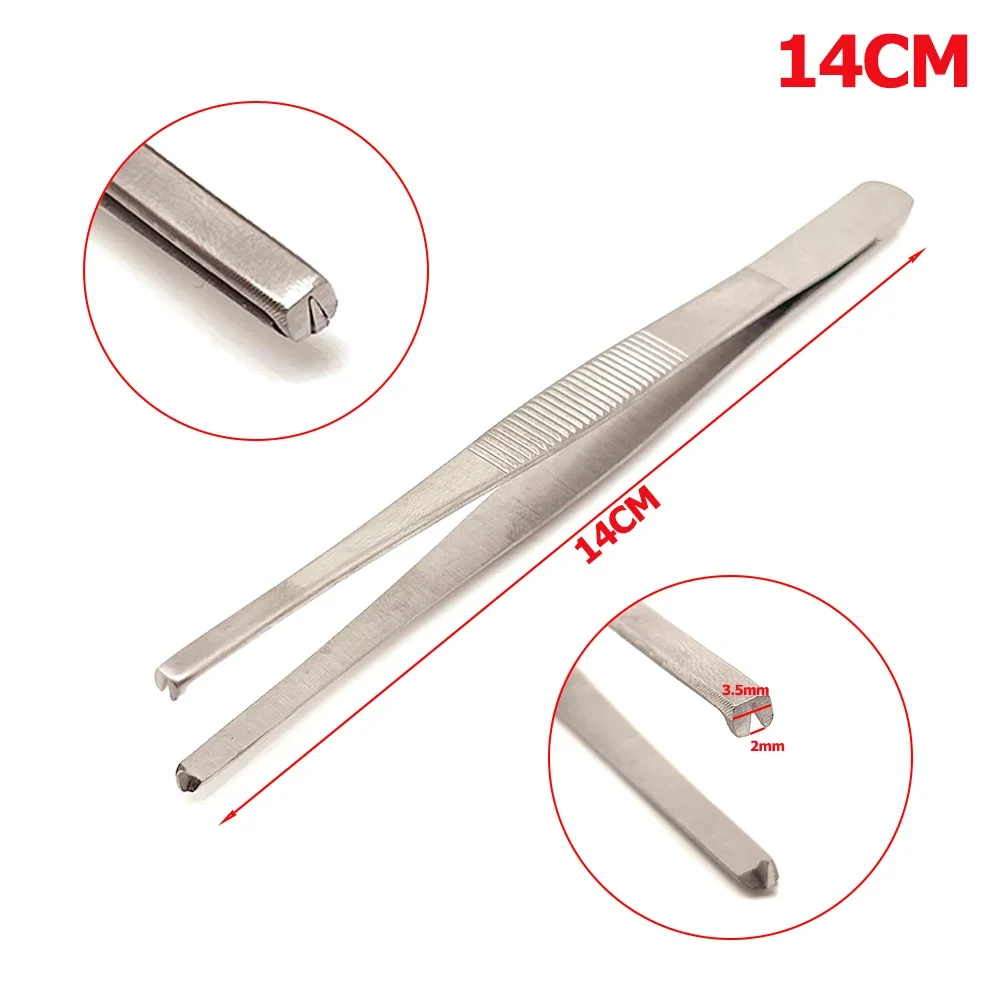 High Precision Adson Tissue Forceps Premium Grade for Rhinoplasty Oculoplastic Surgery Cartilage Manipulation