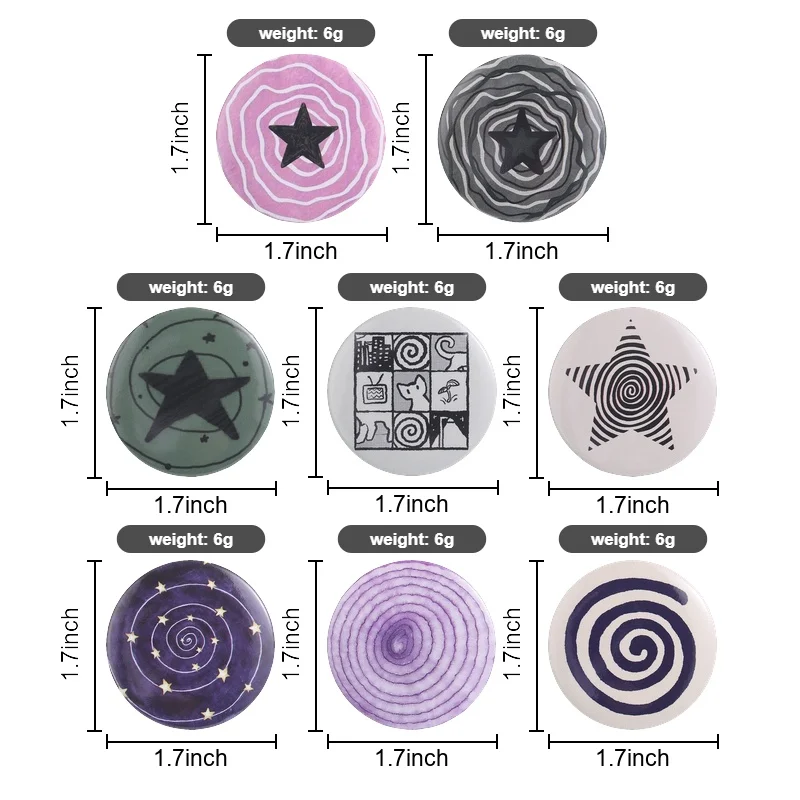 Creative starry sky pattern Enamel Pins Star Trail Metal Brooches Fashion Lapel Badge Backpack Clothes Jewelry Gift for Friends