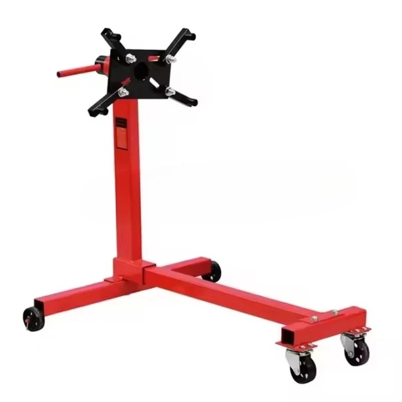 1000lbs Auto Tools Motor Rotating Hydraulic Engine Stand Bracket CE Certified In Stock for Garage Repair Shop Heavy Duty Use Now