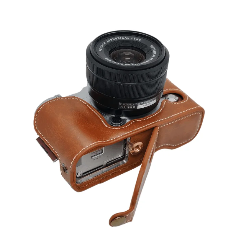 Camera Case Bag Half Body Set PU Leather Cover for FujiFilm Fuji X-M1 X-A1 X-A2 XM1 XA1 XA2 XA3 XA5 XA7