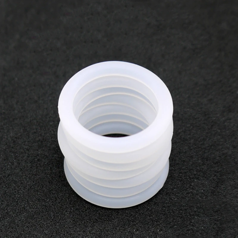 CS 1/1.5/2/2.4/3/3.5mm OD 5 ~30mm White Food Grade Silicone O Ring Gasket Waterproof Washer
