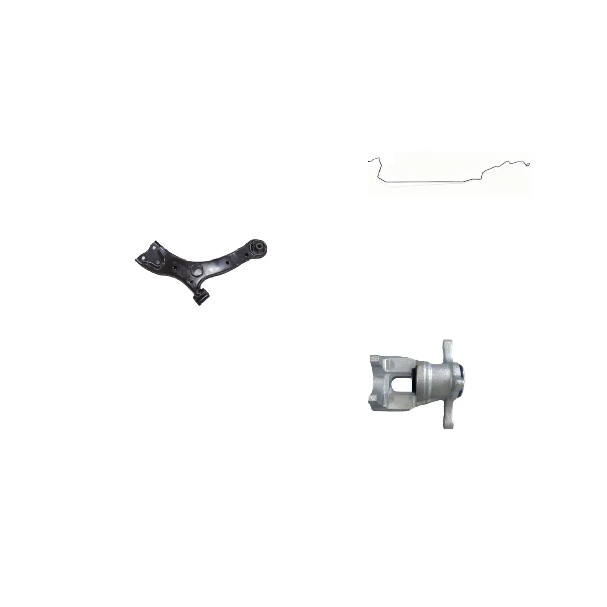 Left front lower swing arm assembly Rear right brake caliper assembly after-sales package