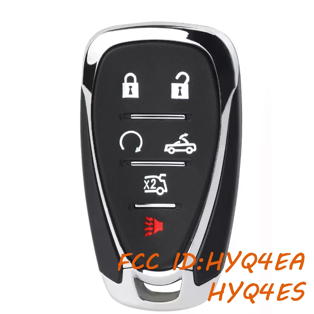 

Умный дистанционный брелок KEYECU HYQ4EA HYQ4ES для Chevrolet Camaro 2016 2017 2018 2019 2020 2021 2022 2023 2024 433 МГц ID46 чип