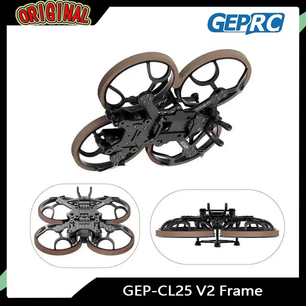 

Рамка GEPRC Cinelog25 V2 | 2,5-дюймовая четырехъядерная база, высокая производительность — для FPV фристайл и гоночных дронов