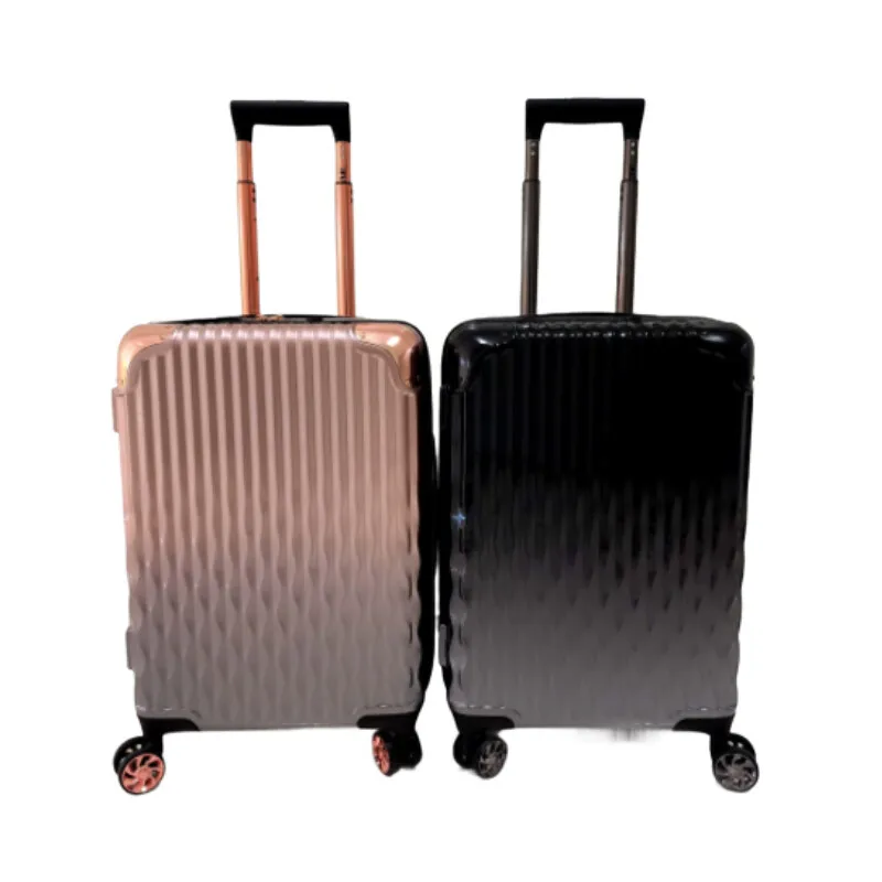 حقيبة أمتعة دوارة صامتة ذات علامة تجارية فاخرة مقاس 20 بوصة و28 بوصة - حقيبة صلبة كبيرة جدًا مع قفل TSA وتصميم قابل للتوسيع وعجلات الطائرات