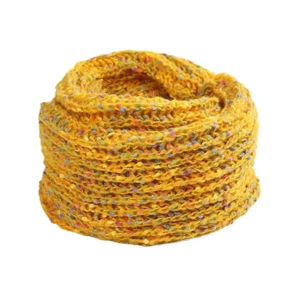 Warm Colored Dots Wool Yarn DIY Mohair Cashmere Wool Yarn Crochet Knitting Scarf