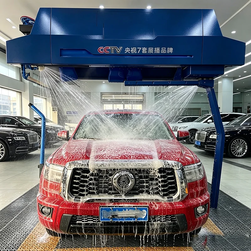 Touch Free Automatic Car Wash Machine Industrial Commercial Vehicle Cleaner with Heating Pipeline Option