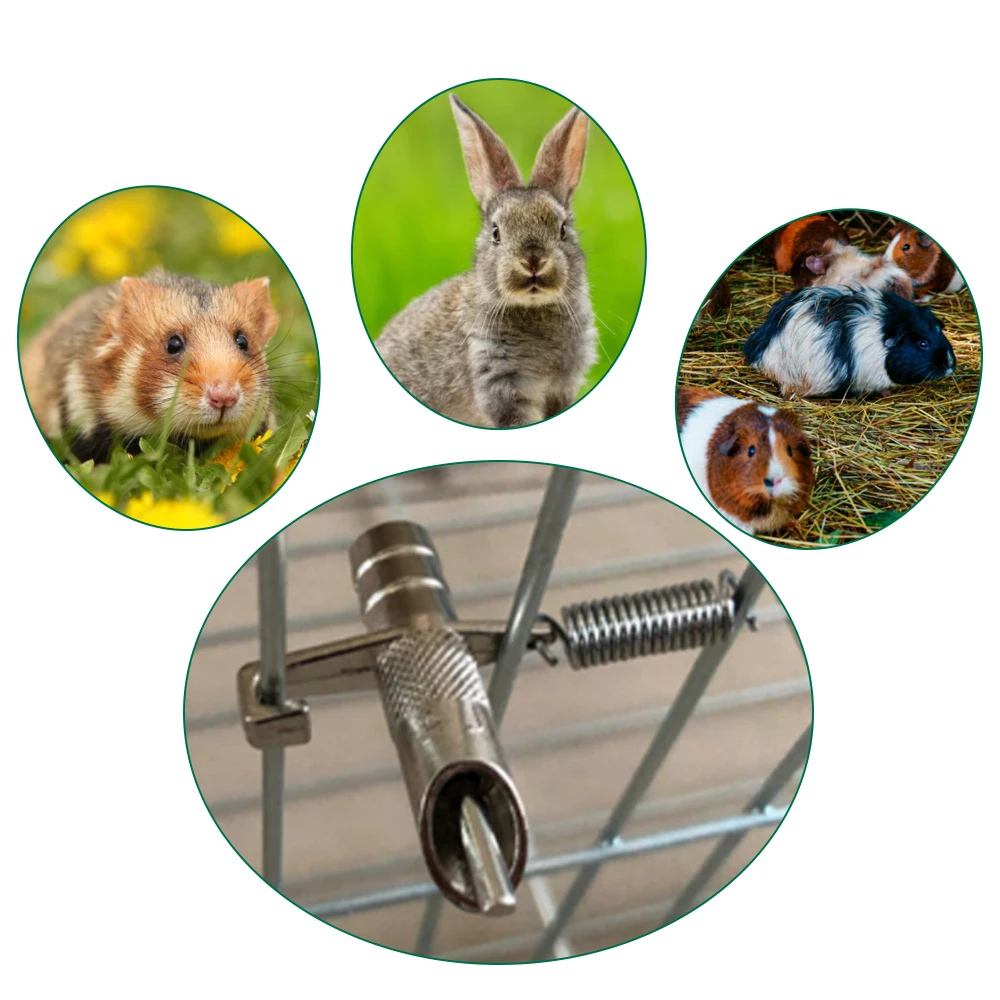 Bebedero para pezones de conejo, bebedero automático para mascotas, bebedero para conejos, fuentes para beber, herramientas de alimentación de animales, 10/20/30/50 Uds.