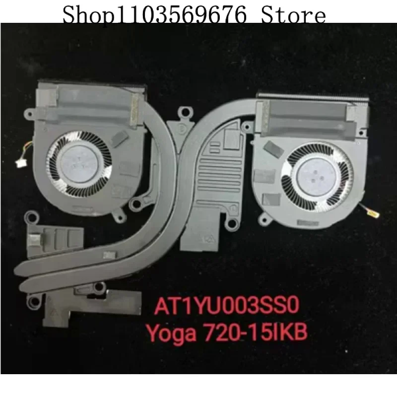

New Original For Laptop Lenovo Yoga 720-15IKB Cooling Fan CPU Cooler Heatsink Radiator 5H40N67861 AT1YU003SS0