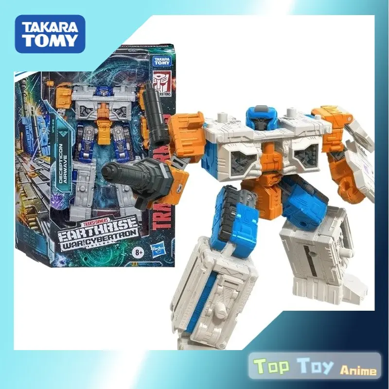 Original  Transformers War for Cybertron:Earth Rise DECEPTICON AIRWAVE Deluxe Class Action Figures Transformable Model Kit