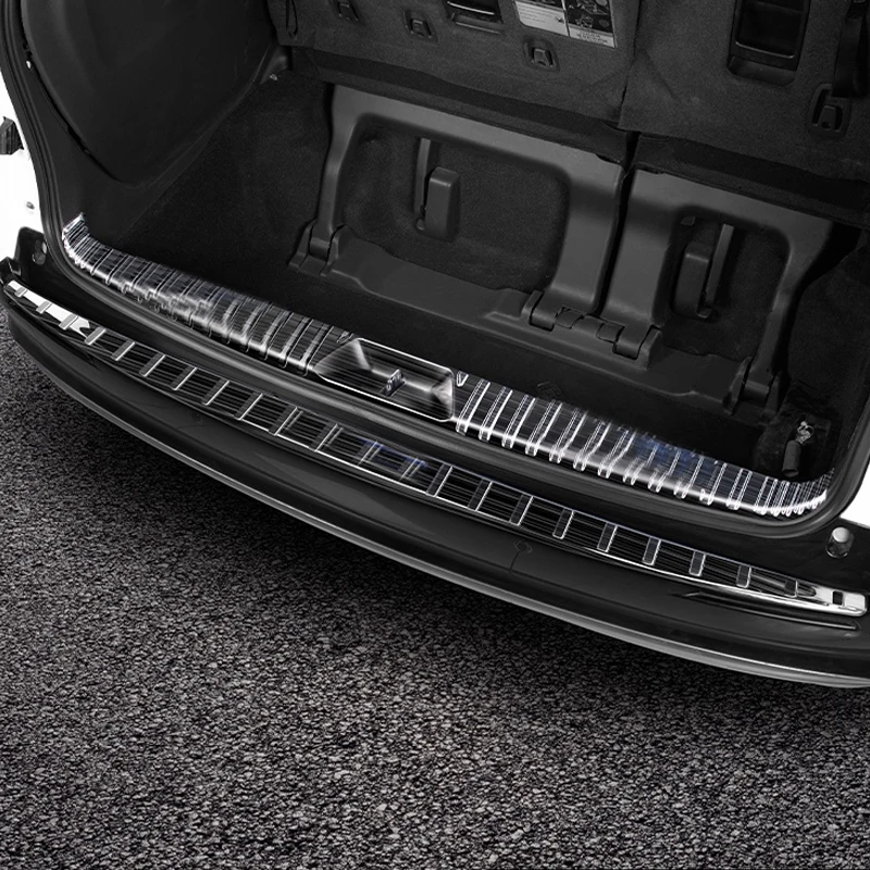 

Car Trunk Door Sill for Geely Galaxy EX5 E5 Proton eMas 7 EM-i 2025~2027 Stainless Steel Black Threshold Scuff Plate Accessories