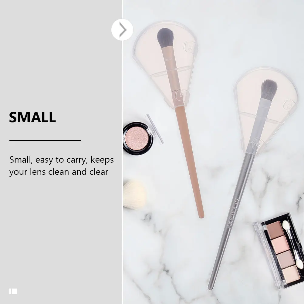 

6Pcs Highlighter Brush Cover High Gloss Lightweight Makeup Brush Protector Easy Resistant for Travel Daily Use