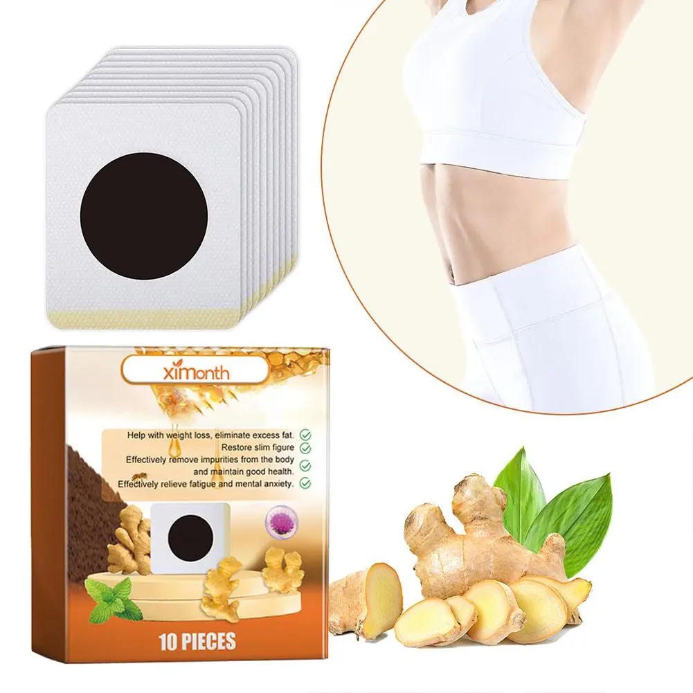 LOT Bee Circulatory Drainage Slimming Patch Weight Loss Fat Burning Patch Belly Slim Patches Stomach Sticker Health Care