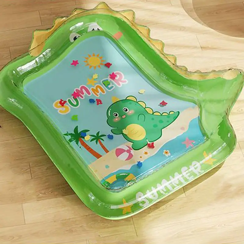 

Baby Mat For Floor Inflatable Cute Animal Baby Activity Mat Toddler Gyms For Beach Daycare Travel Bath Pool Nursery Outdoor
