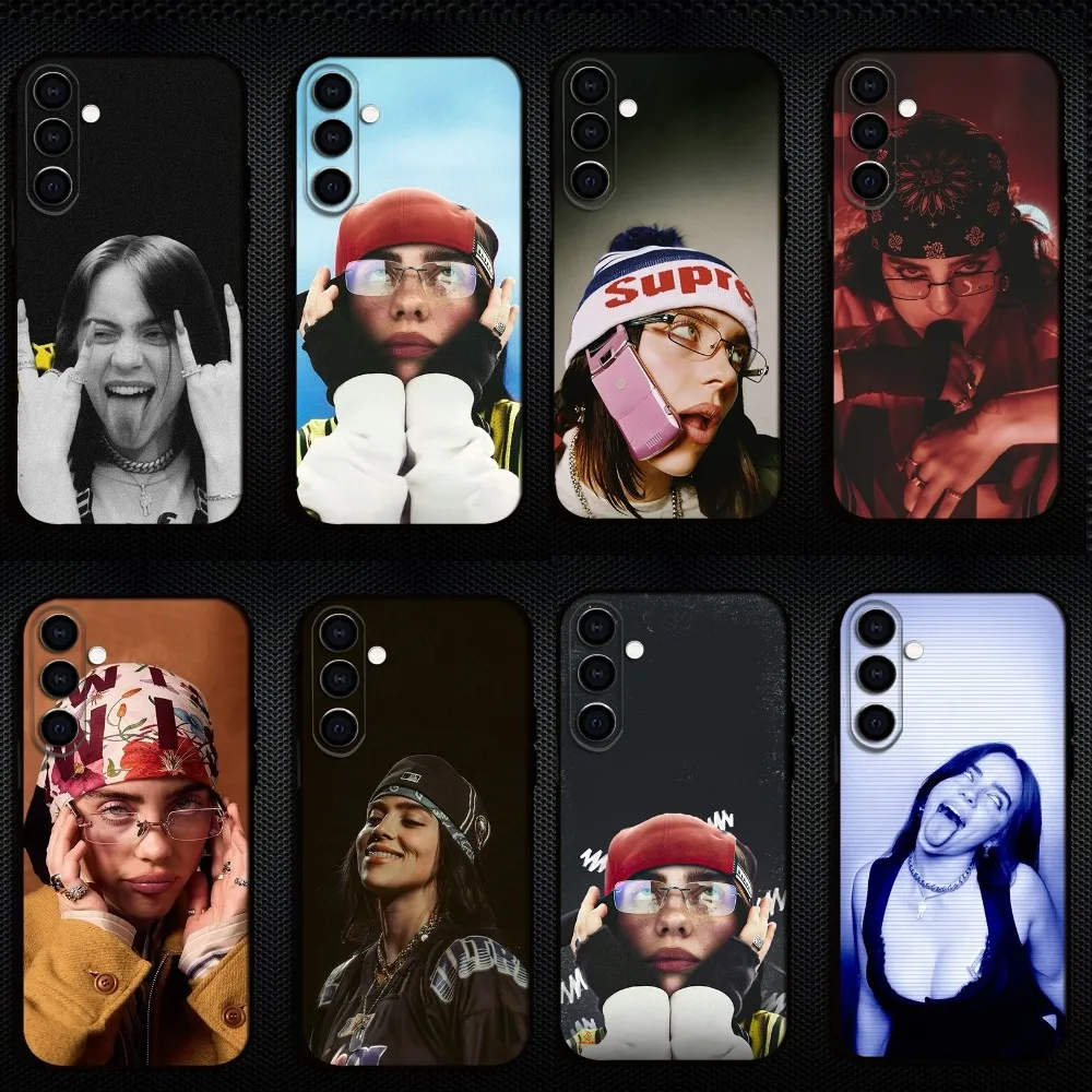 

H-Hit Me H-Hard S-Soft Pirate Phone Case For Samsung Galaxy A73/A72/A71/A70/A53/A52/A51/Others Soft Black Shell