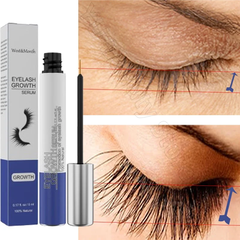 7 Days Fast Eyelash Growth Serum Eyelash Eyebrow Growth Strong Makeup Extension Solution Eyelash Growth Thicken Care Products