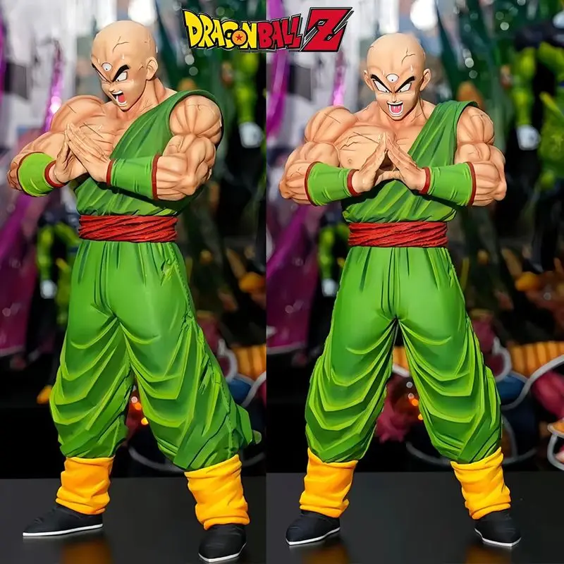 

New 30cm Anime Dragon Ball Figure Tien Shinhan Action Figures Pvc Anime Statue Desktop Ornamen Collection Model Toys Gifts
