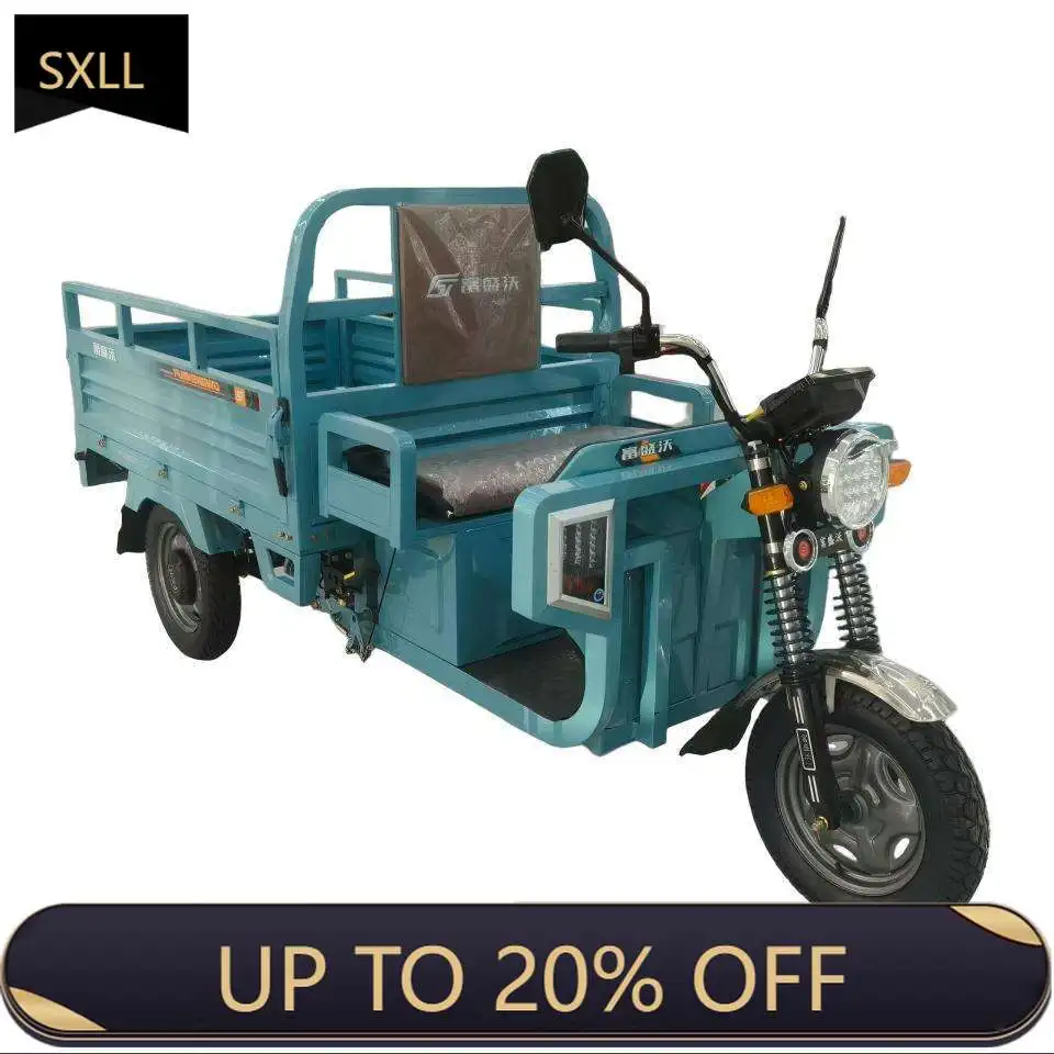 

SXLL High load 800W 1.5m open freight electric tricycle 48V 52AH lithium battery 30-50 km/h speed 50-70 km battery life suitable