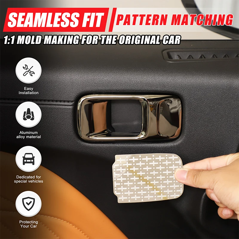 

Внутренняя дверь автомобиля, чаша с блестками, автомобильные наклейки, запасные части, аксессуары для интерьера, наклейка для Haval H9 Menglong 2024 2025