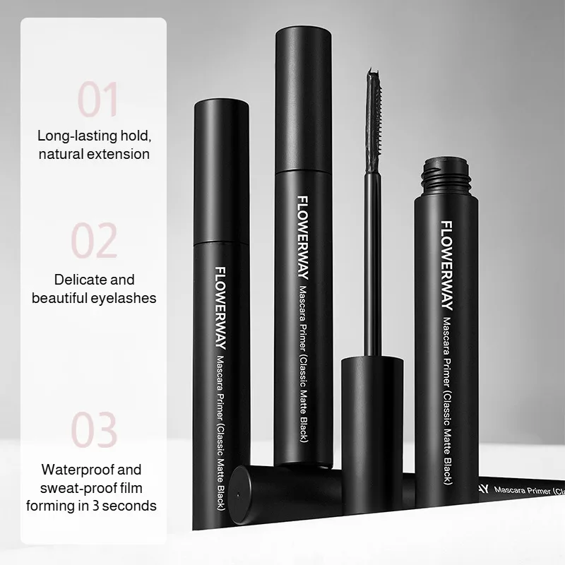 Mascara imperméable longue durée, résistant à la sueur, recourbe et volumisant les cils, définition longue durée, primaire pour cils