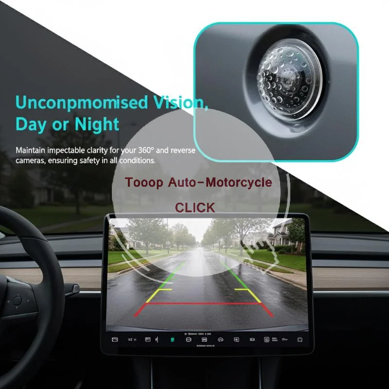 Rearview Camera Protective Cover For Cars 360° Reversing Camera Sand And Gravel Protection Rainproof Cover Exterior Accessories - Detail 1