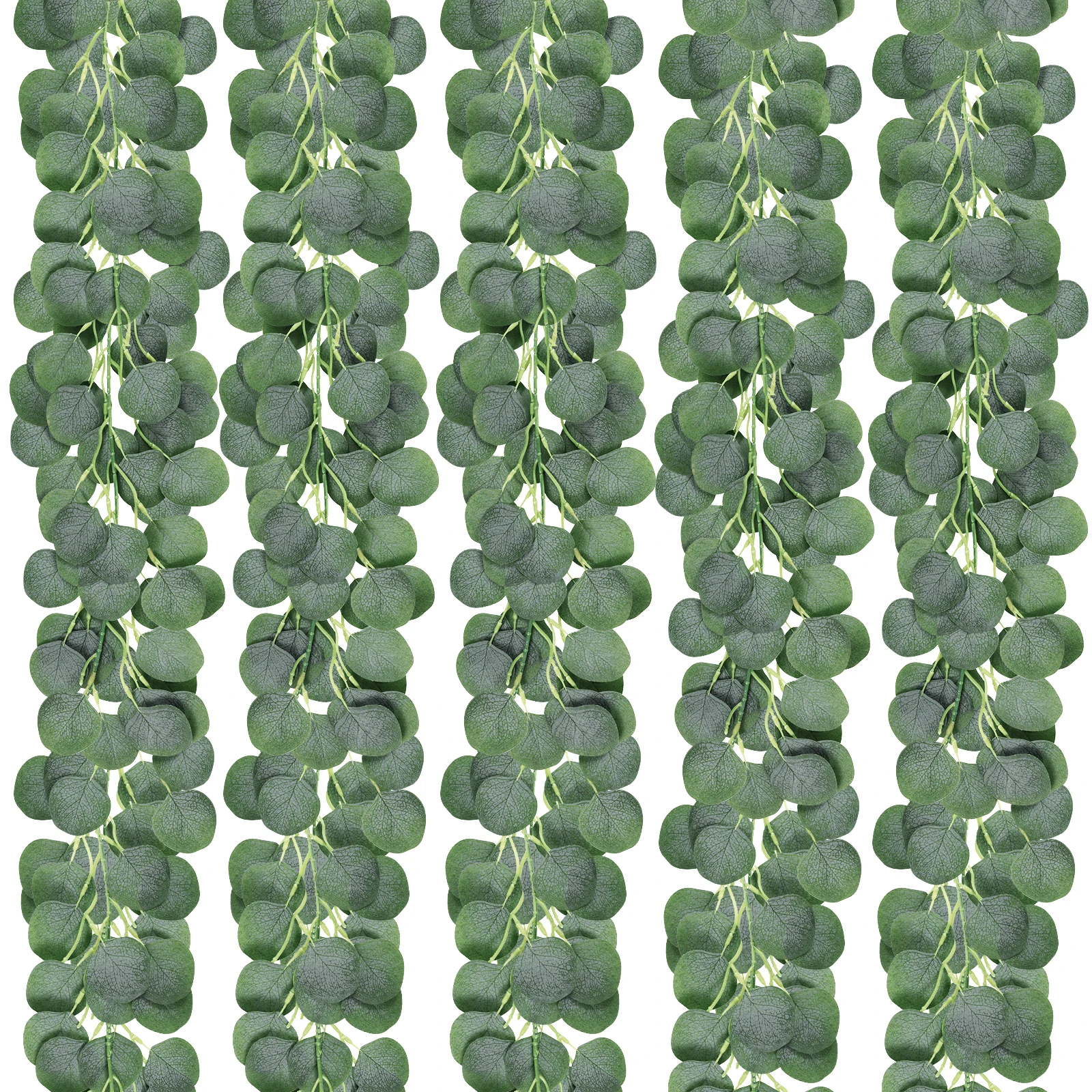 

200cm Artificial Eucalyptus Leaves Green Vine Garland Wedding Home Room Decoration Fake Plants Party Wall Hanging Rattan Decor