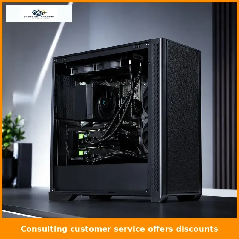 

Dual graphics card V100 water-cooled version host GPU deployment tower workstation AI ultra-quiet server