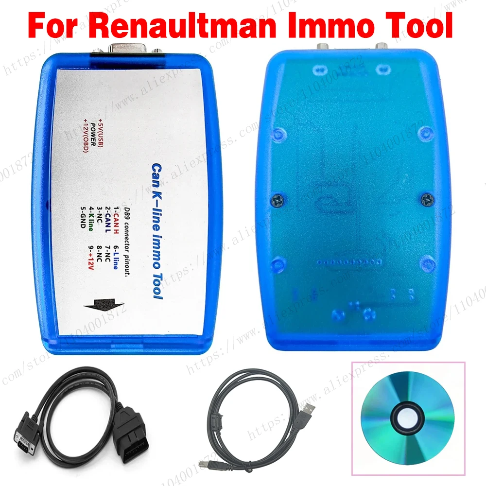 For RenaultMan Can K-line Immo V4.09 Tool Support CAN/K-line ECU Tool OBD2 Programmer Read / Write EEPROM Diagnostic Tool