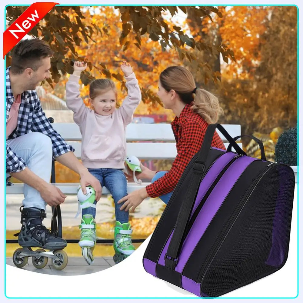 

Roller Skate Bag Ski Snow Boots Bag Adjustable Strap Ice-Skating Shoulder Bag Skiing Roller Skate Storage Bag for Ski Sports