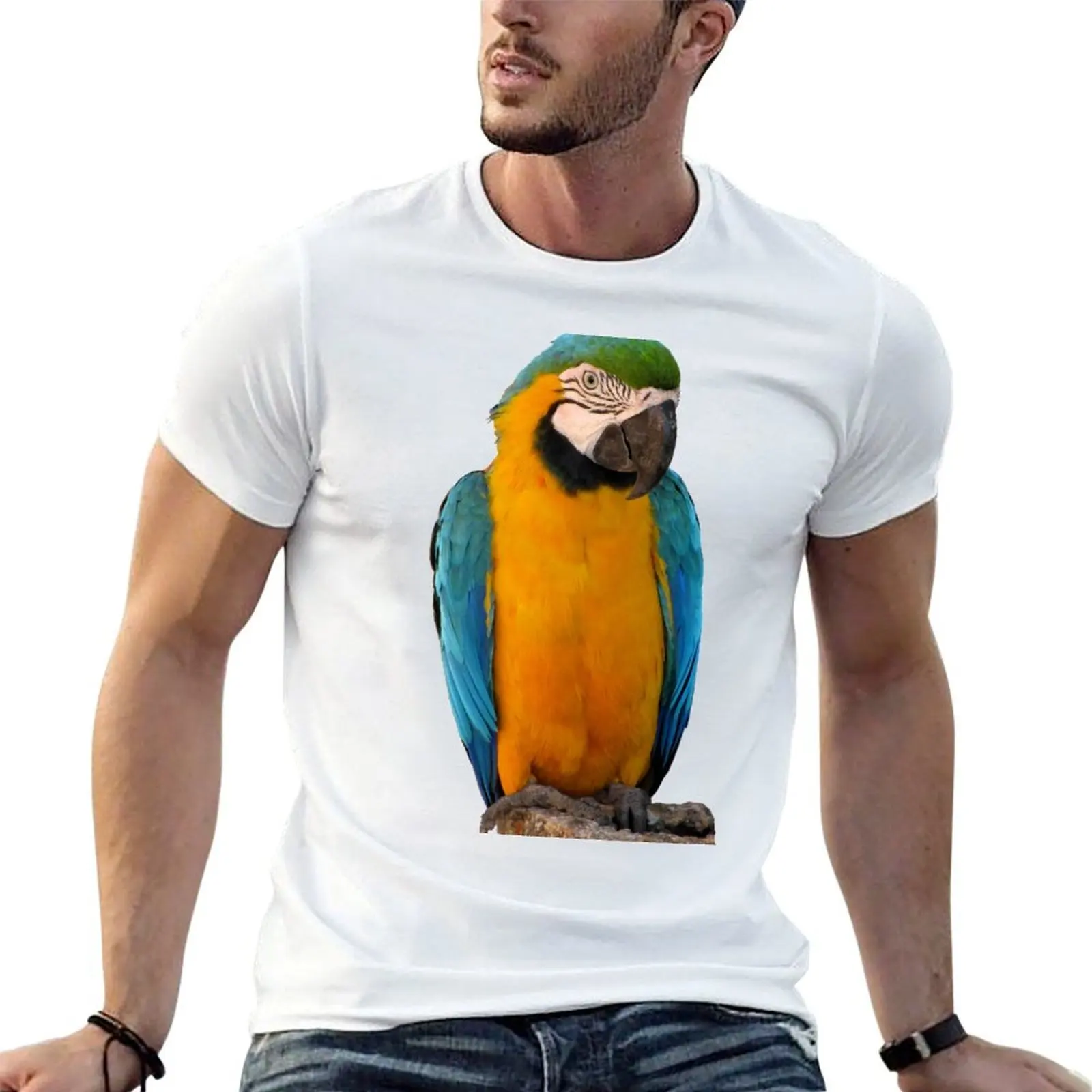 

shirt printed Curious for t man shirts t men casual T-Shirt man luxury for shirts macaw man t
